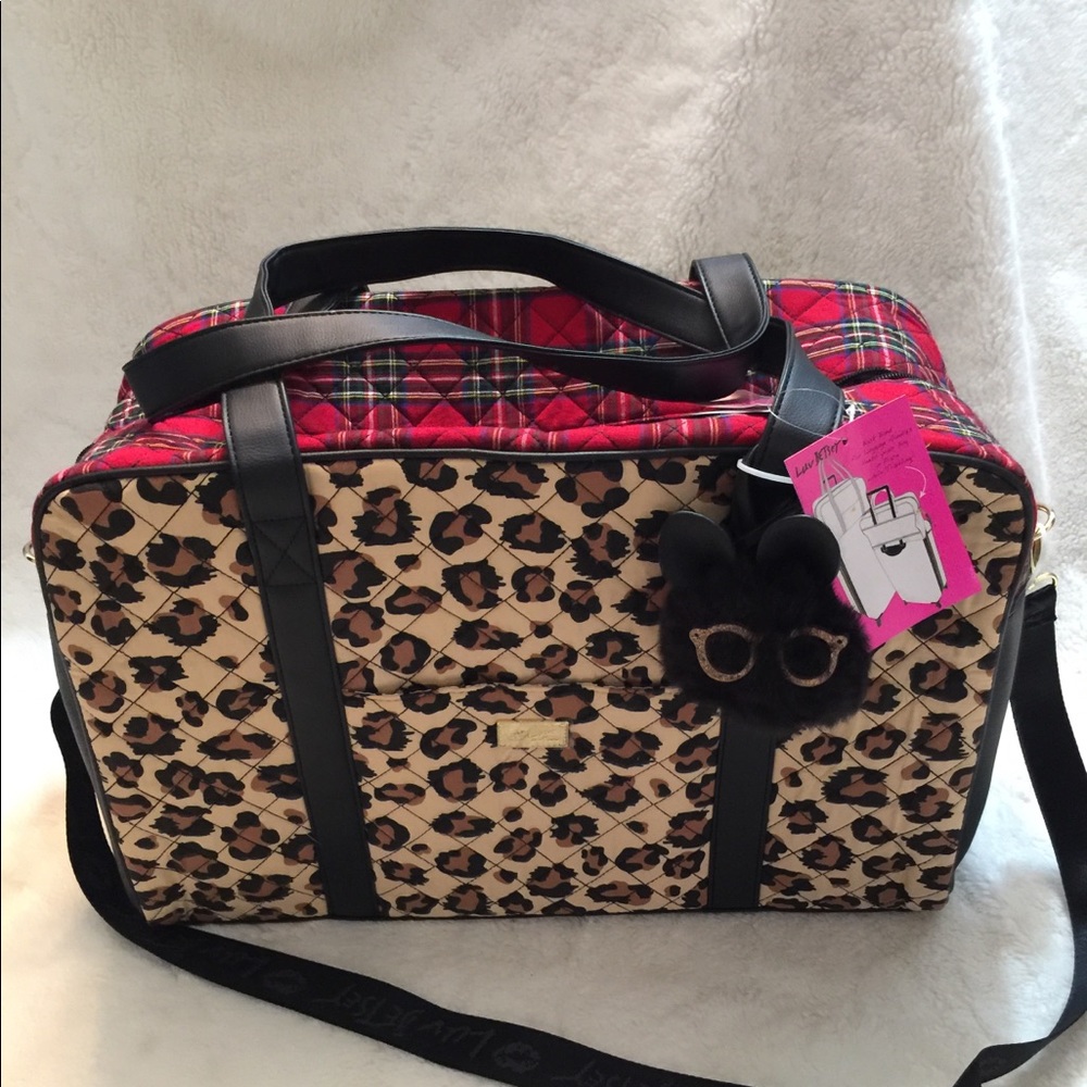 NWT Betsey Johnson Weekender Bag